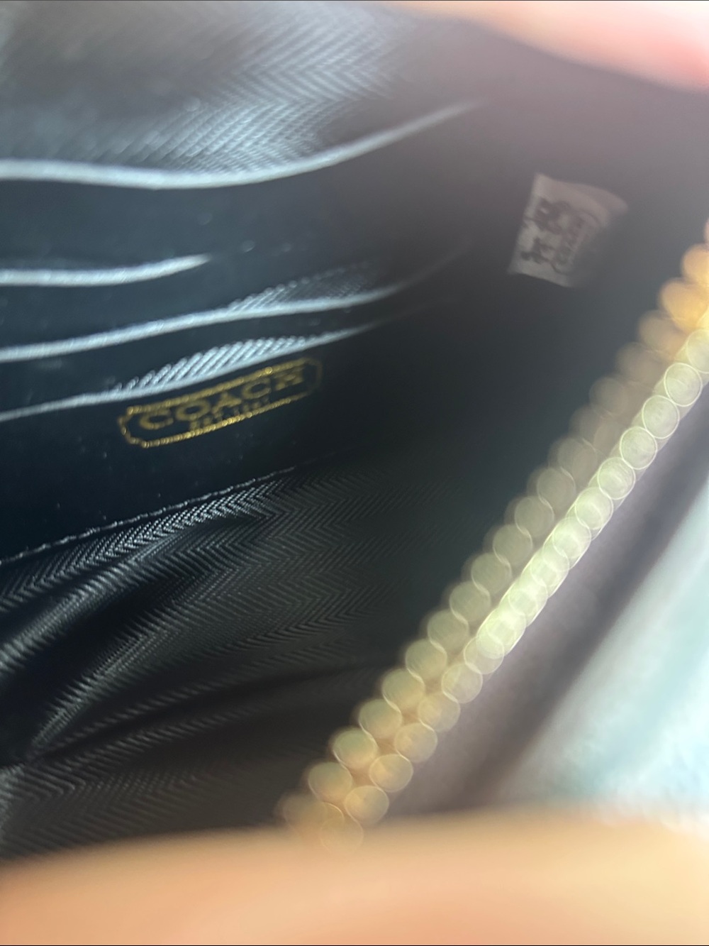 Coach Dark Brown Signature Mini Hobo with Beige Scarf - Picture 7 of 9